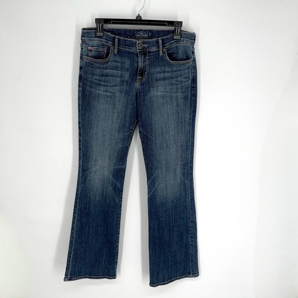 Lucky Brand Women's Sweet N Low Bootcut Denim Jeans Size 6/28 Medium Blue Wash
